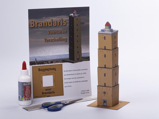 Bouwpakket/puzzel vuurtoren Brandaris Terschelling