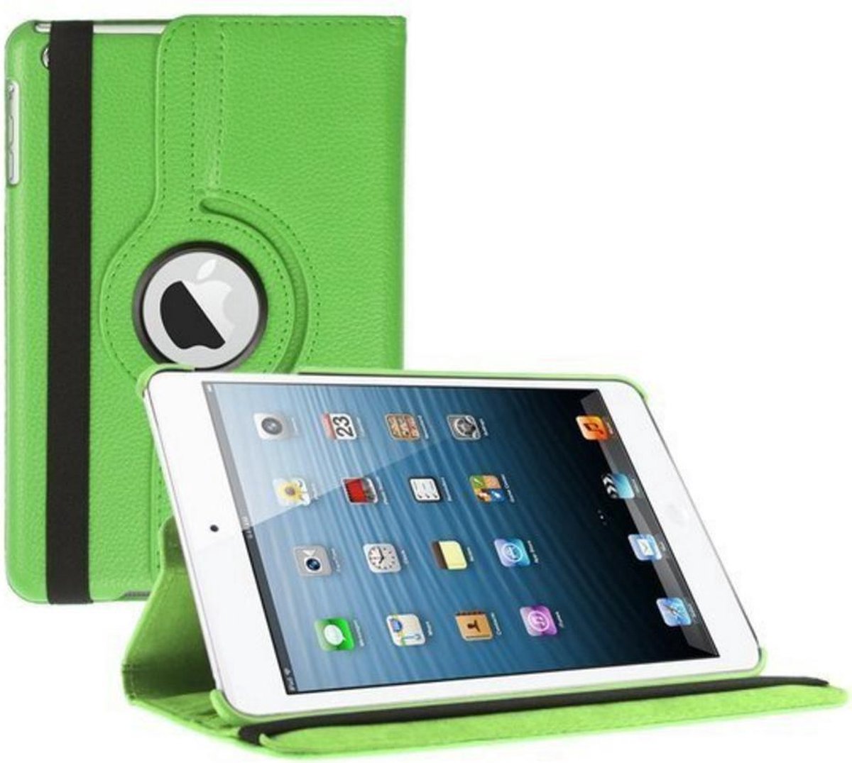 SMH Royal - Voor iPad Air 2 Hoes Cover Multi-stand Case 360 graden draaibare Beschermhoes - Groen