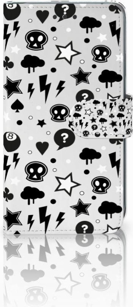 Telefoonhoesje met Naam Apple iPhone Xr Silver Punk