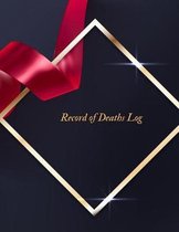 Record of Deaths Log
