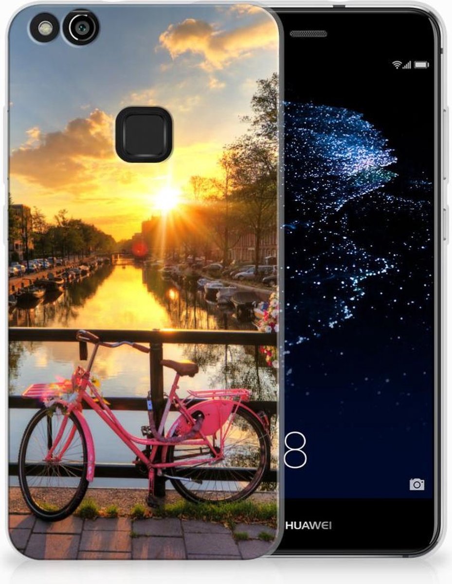 Huawei P10 Lite Siliconen Back Cover Amsterdamse Grachten