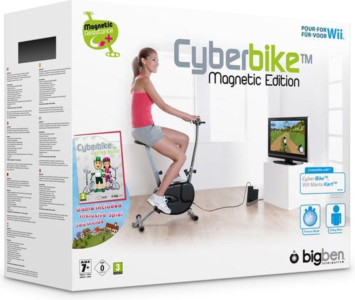 Bigben Cyberbike - Magnetic Edition Zwart Wii | bol