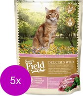 Sam's Field Cat Delicious Wild - Kattenvoer - 5 x 400 g