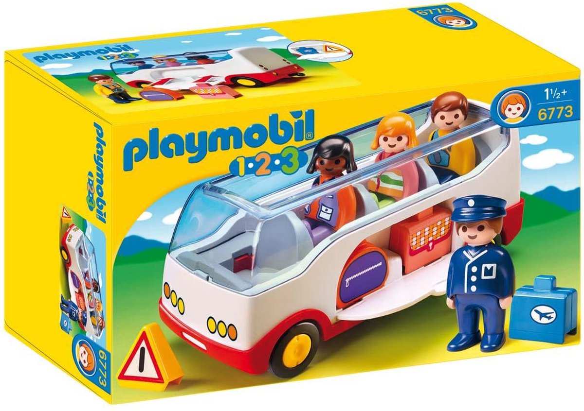 PLAYMOBIL 1.2.3 Autobus - 6773