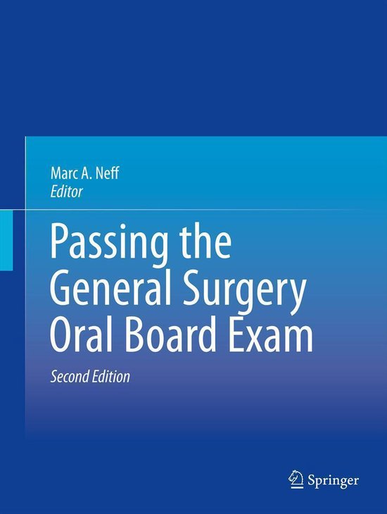 Passing the General Surgery Oral Board Exam - cover