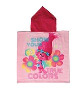 Trolls-Poncho-Handdoek-met-capuchon-roze-maat-One-size