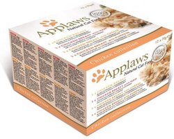 Applaws cat blik adult multipack chicken selection kattenvoer 12x70 gr