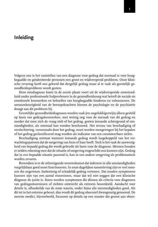 Misdiagnose van hoogbegaafden