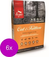 Orijen Whole Prey Cat & Kitten Kip&Kalkoen - Kattenvoer - 6 x 340 g