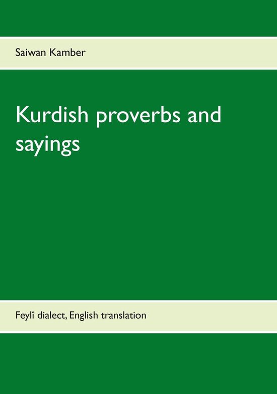 Kurdish proverbs and sayings - cover