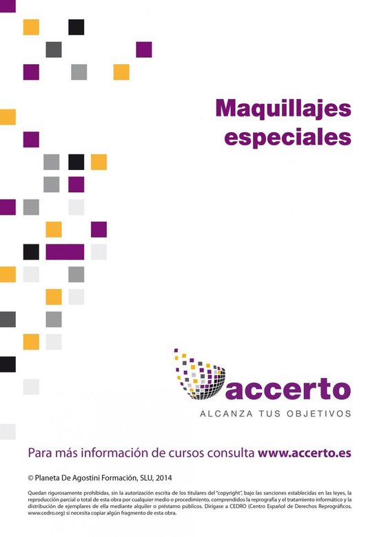 EBK ACCERTO - Maquillajes especiales - cover