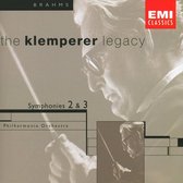 Klemperer Legacy - Brahms: Symphonies no 2 & 3 /Philharmonia
