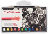 Conté à Paris - 12 Crayons - Assorti