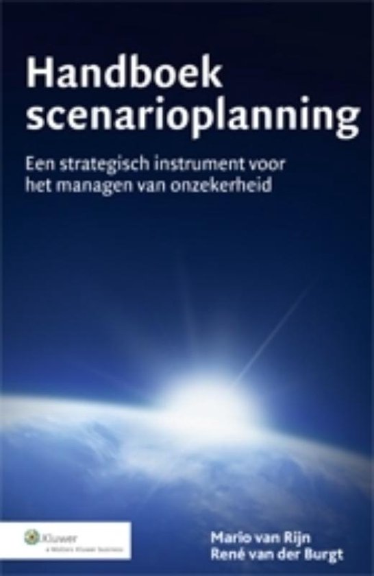 Cover van het boek 'Handboek Scenarioplanning' van Mario van Rijn