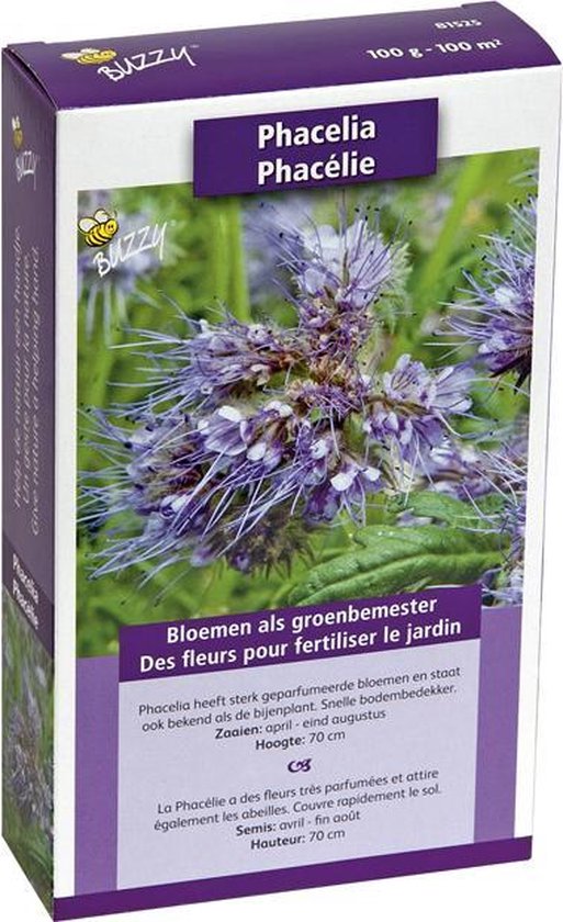 Buzzy® Groenbemester Phacelia tanacetifolia - 100 Gram