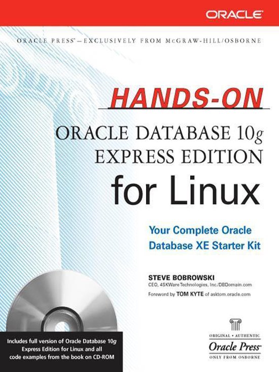 Hands-On Oracle Database 10G Express Edition for Linux - cover