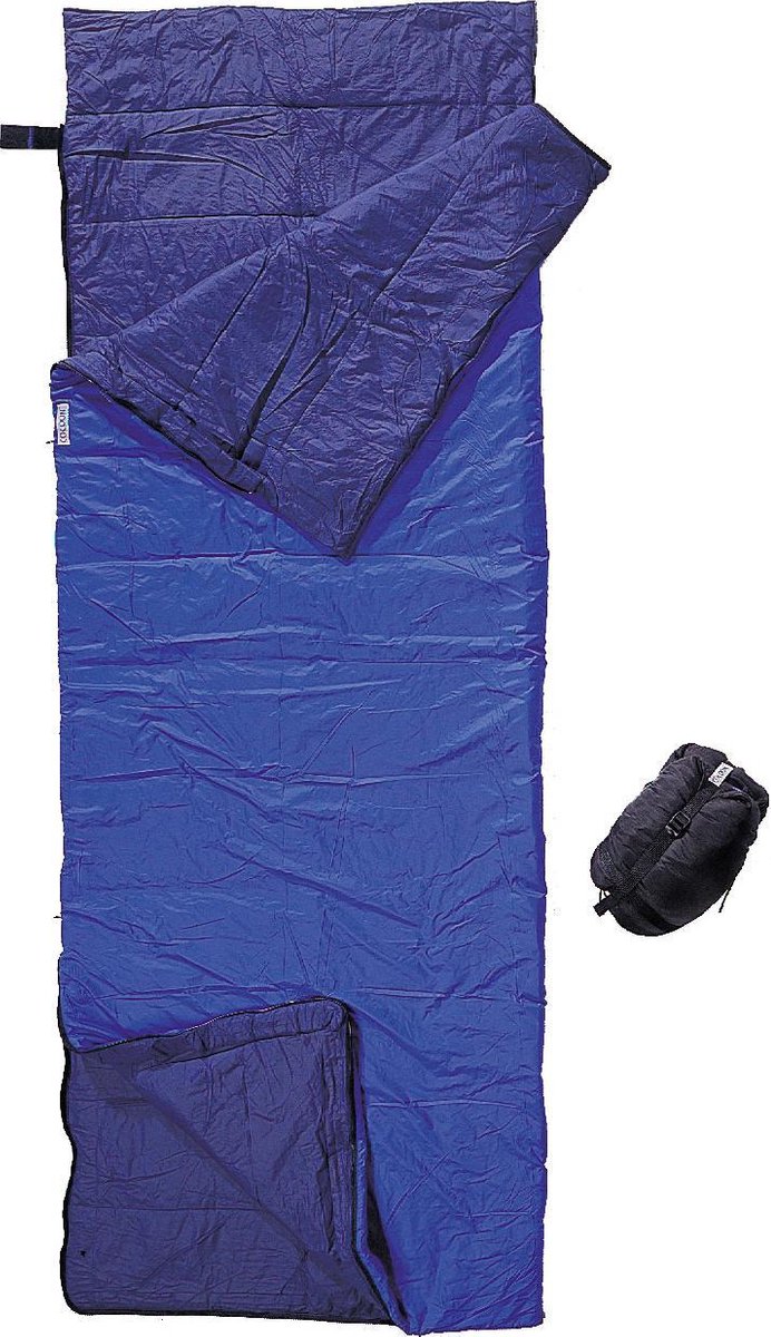 Cocoon Ultra Light Summer Bag tropic traveler nylon regular blue Uitvoering rechts