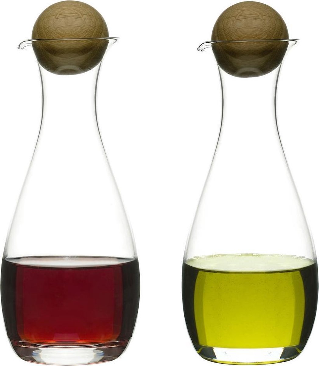 Olie- en azijnstel - oval oak - Sagaform