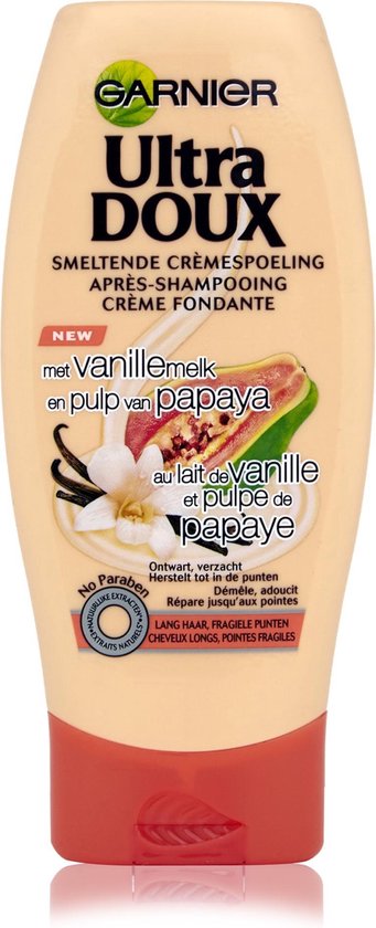 Garnier Ultra Doux Vanille-Papaya - Conditioner 200ml Lang of Fragiele | bol.com