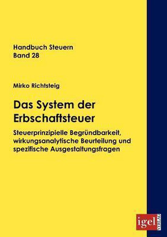 Das System der Erbschaftsteuer - cover