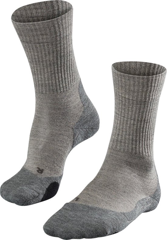 Chaussettes de randonnée FALKE TK2 Wool pour homme - Beige - Taille 42/43