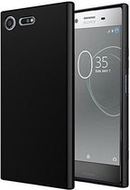 Zwart TPU Siliconen Hoesje voor Sony Xperia XZ1 Compact