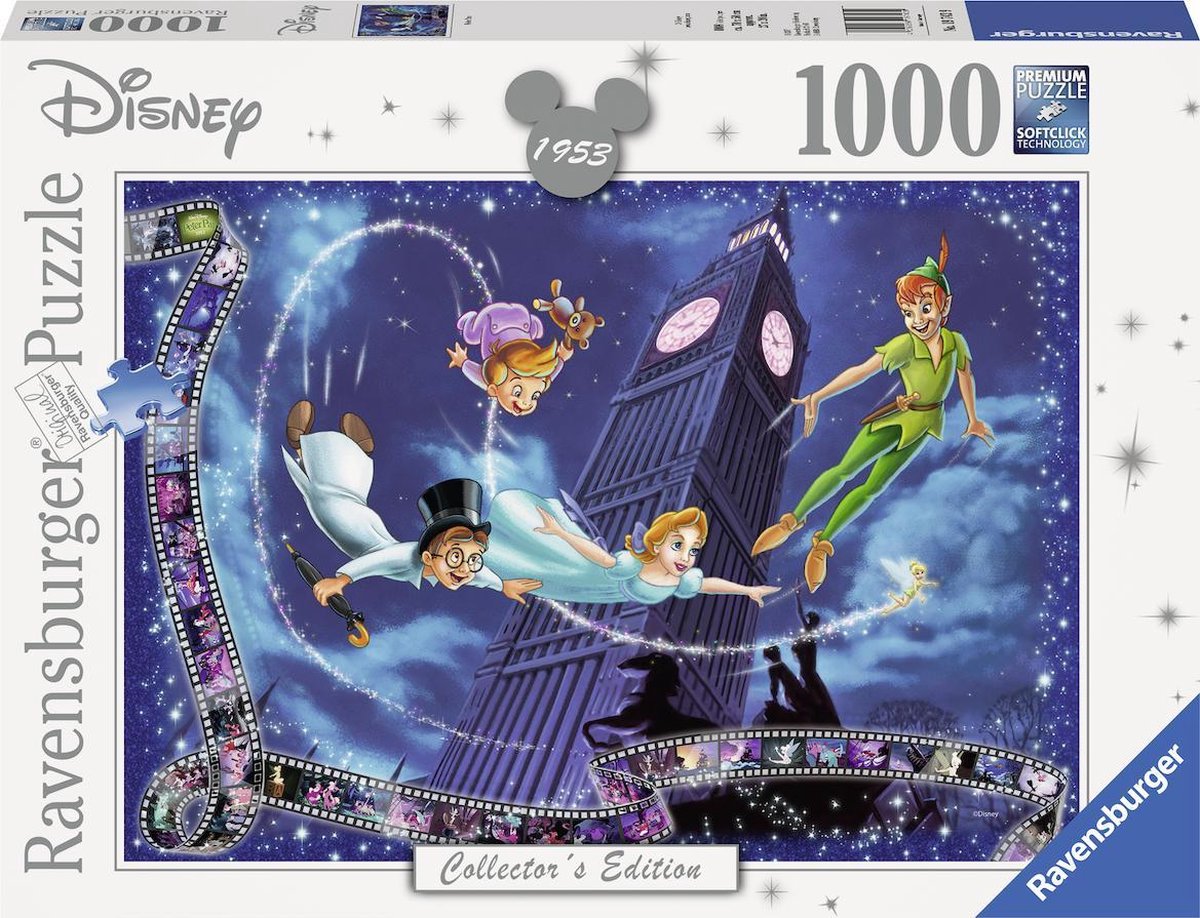 Ravensburger puzzel Disney Peter Pan - Legpuzzel - 1000 stukjes - Ravensburger