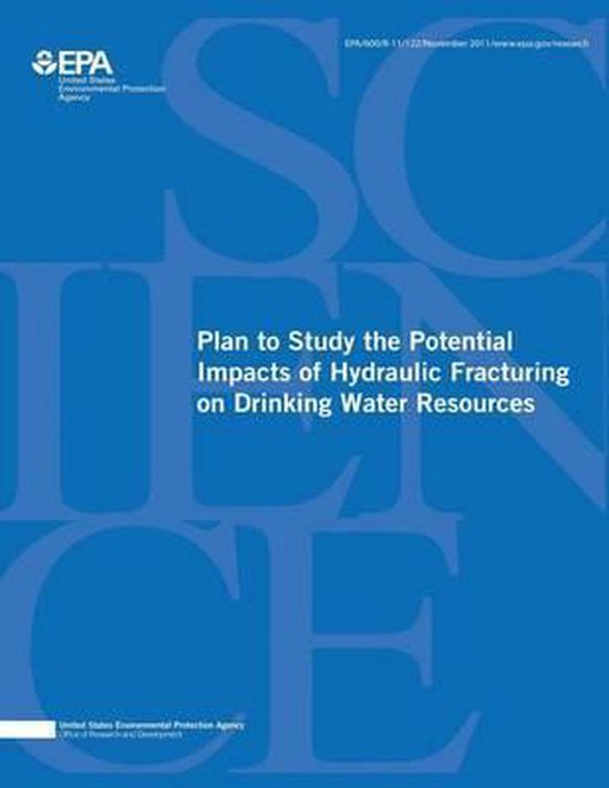 Plan to Study the Potential Impacts of Hydraulic Fracturing  ... - cover