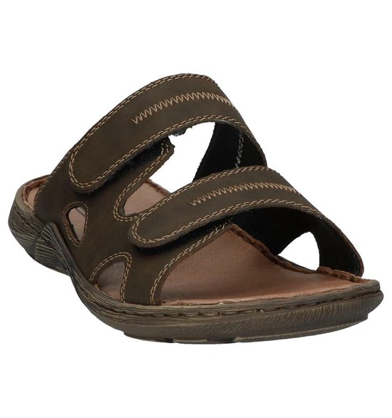 Toegepast wekelijks kans Rieker - 22082 - Comfort slippers - Heren - Maat 46 - Bruin - 25 -Tabak |  bol.com