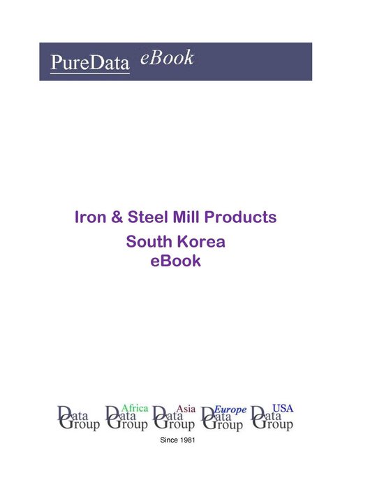 PureData eBook - Iron & Steel Mill Products in South Korea - cover