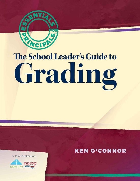 The School Leader's Guide to Grading - cover