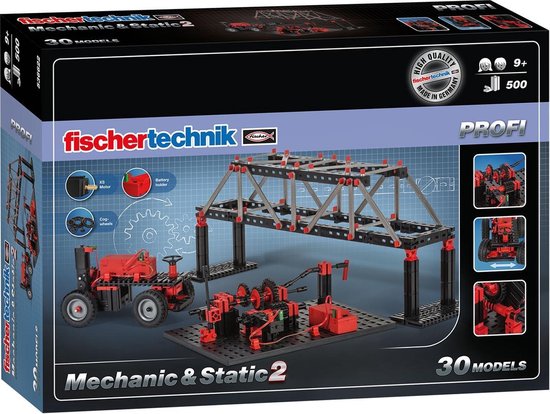 Fischertechnik Profi - Mechanic & Static, 500dlg.