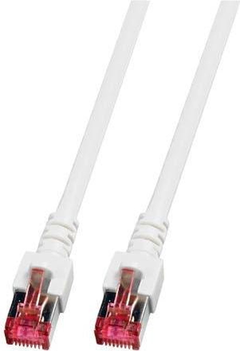 Techtube Pro - Internetkabel S/FTP CAT6 - wit - 1 meter