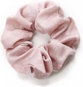 Kraagjeskopen.nl Scrunchie zijdezacht - extra Vol en Luxe haarwokkel - scrunchies - elastiek - roze