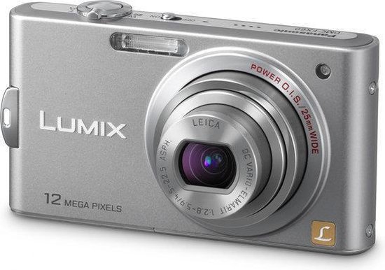 Panasonic LUMIX DMX-FX60 シルバー Panasonic Lumix FX60 Camera - 25mm groothoeklens - Zilver | bol
