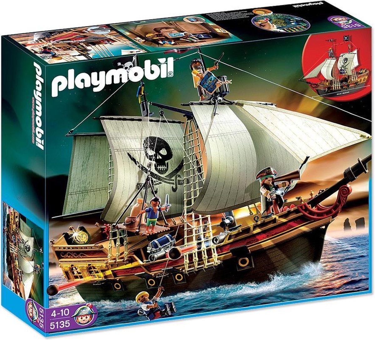 PLAYMOBIL Piratenschip - 5135 | bol.com
