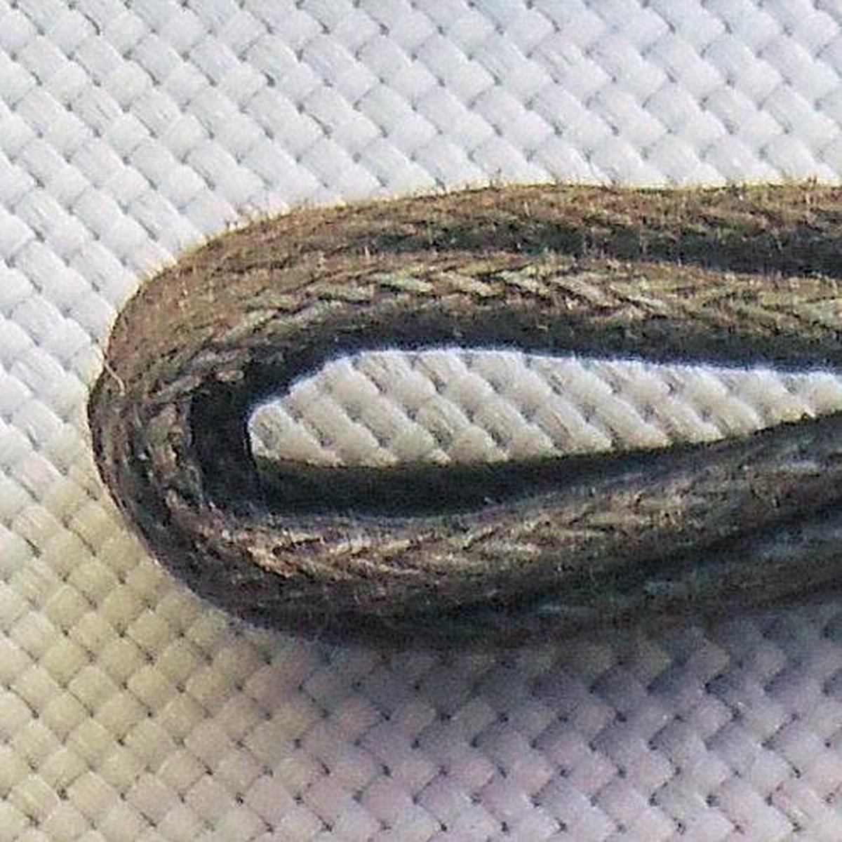 1 paar donkerbruine wax schoenveters 60cm donkerbruin dun rond Bergal 8809