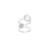 Swarovski Hote Crystal Silver Shade Ring 5301467 (Maat 55)