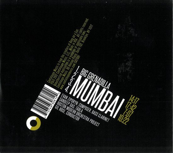 Ziporyn: Big Grenadilla/Mumbai