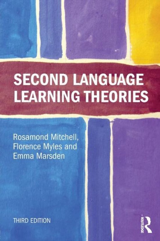 Second Language Learning Theories 3rd - cover