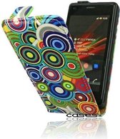 Alternate Circle Motif Flip case case Telefoonhoesje Sony Xperia E