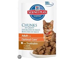 Hill's Science Plan Feline Pouch Adult Kattenvoer - Kalkoen - 85 gr