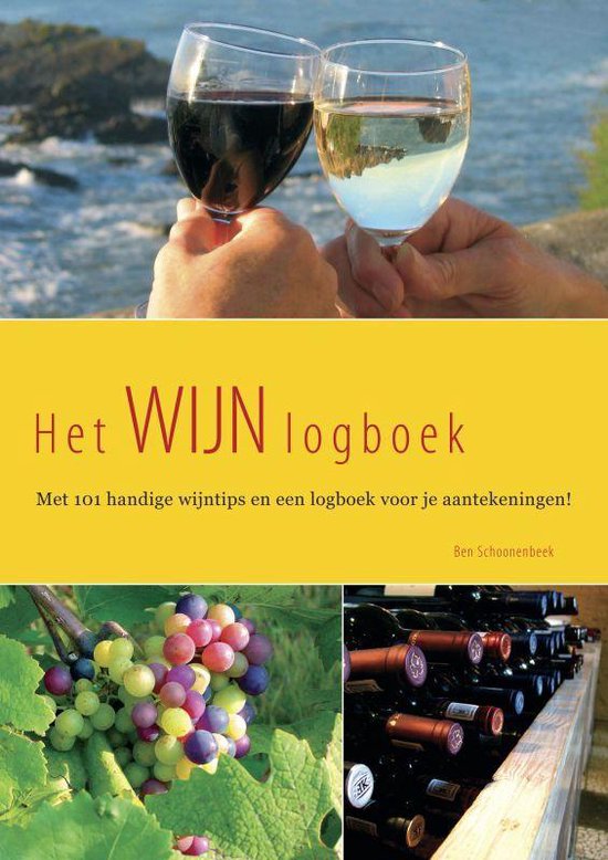 Cover van het boek 'Het Wijnlogboek' van B. Schoonebeek