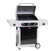 Barbecook Siesta 310 Black Edition - Gas BBQ barbecue - 3 Branders - Met zijbrander - 1 vaste zijtafel