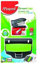 Greenlogic Compact Set met mini nietmachine 24/6 - 26/6 + Perfo Slim M339410 + nietjes 26/6