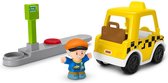 Fisher-price Little People Small Vehicle Taxi Geel 4-delig