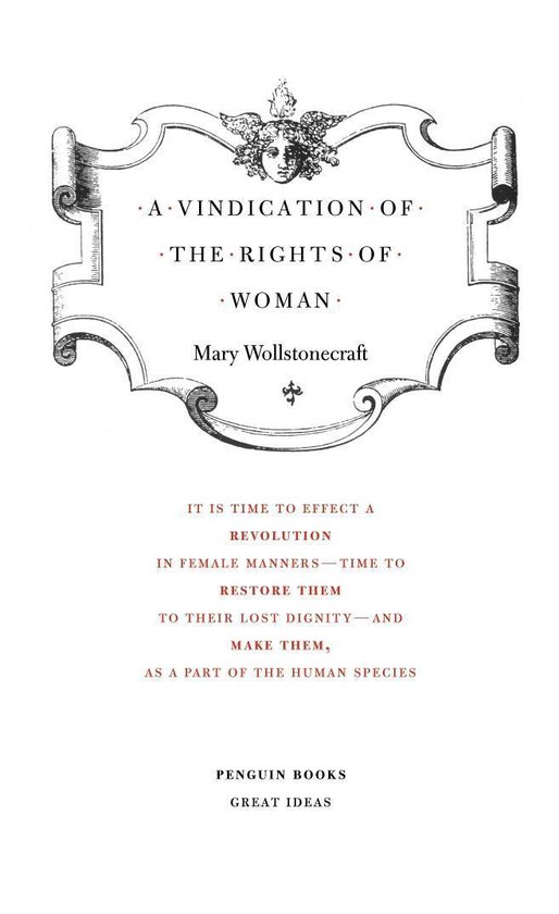 A Vindication of the Rights of Woman - cover
