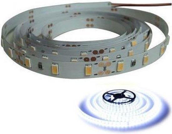 LED strip KOUD WIT 5-meter EXTRA FEL Plug&Play WATERPROOF | bol