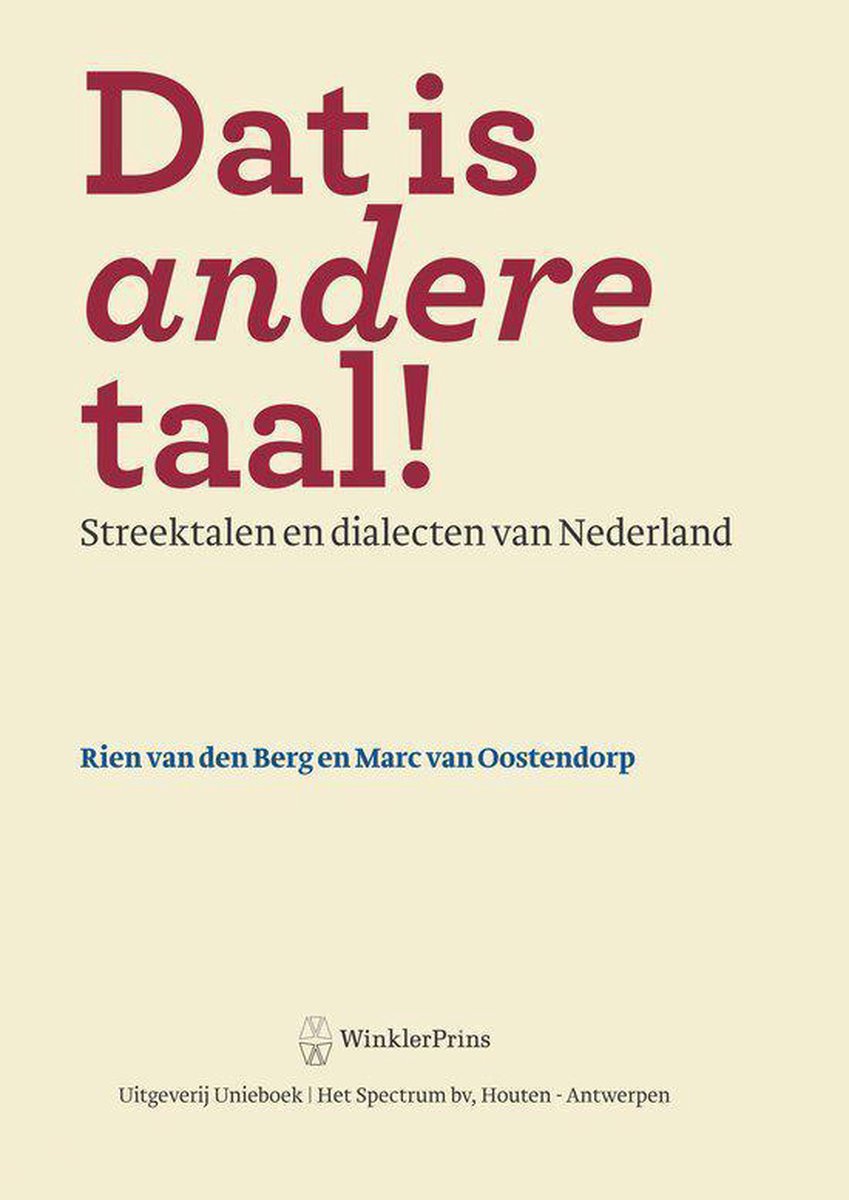 Bol Com Dat Is Andere Taal Ebook Rien Van Den Berg 9789000313525 Boeken