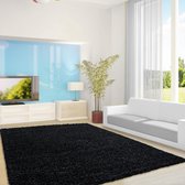 Vloerkleed Life Shaggy Zwart (1,40x200) Cm